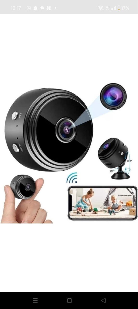 AB SmartEye Mini Wireless WiFi Security Camera - HD 1080P