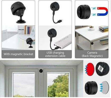 AB SmartEye Mini Wireless WiFi Security Camera - HD 1080P